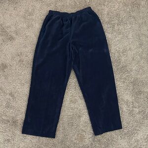 Alfred Dunner Navy Blue Corduroy Pants
